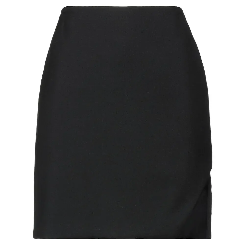 NWT ALEXANDER MCQUEEN Side Slit Mini Skirt In Black Size 42 IT, 6 US brand new - Picture 3 of 8